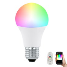 LED RGB Dimmbare Glühlampe CONNECT E27/9W + Fernbedienung - Eglo