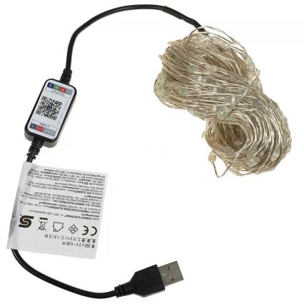 LED RGB dimmbare Lichterkette 200 LEDs/29 Funktionen 20,4 m