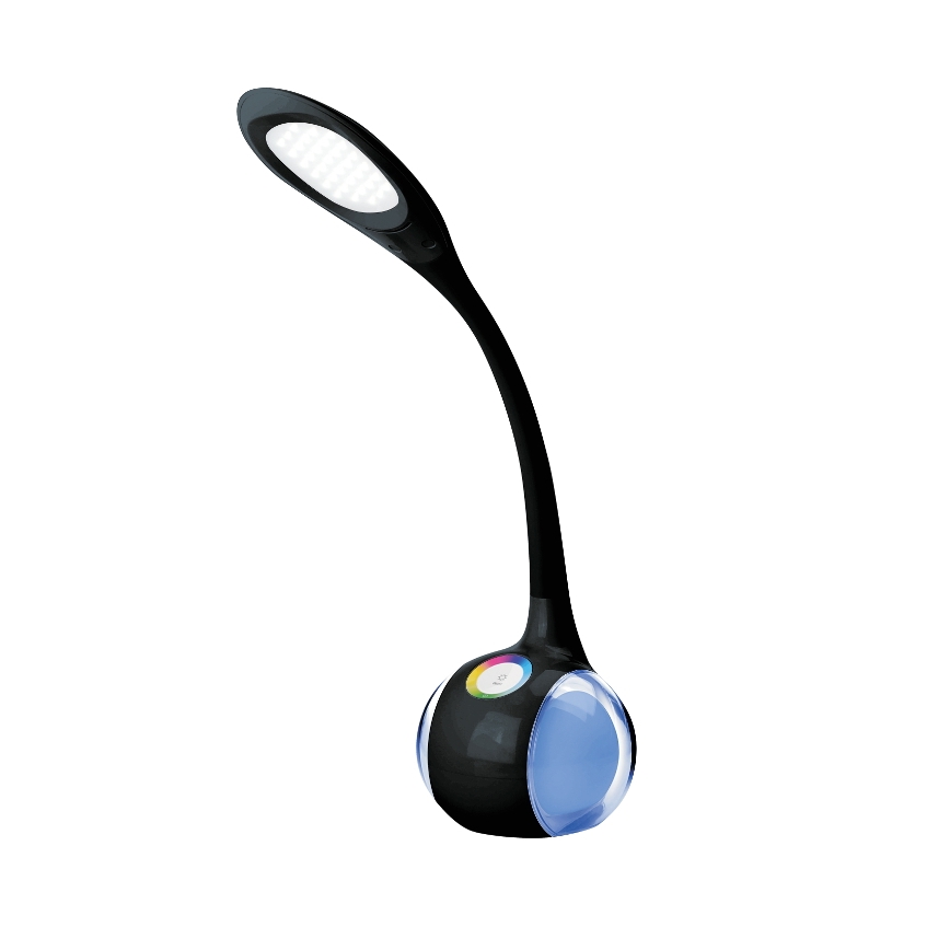 LED RGB dimmbare Tischlampe LED/7W/230V schwarz