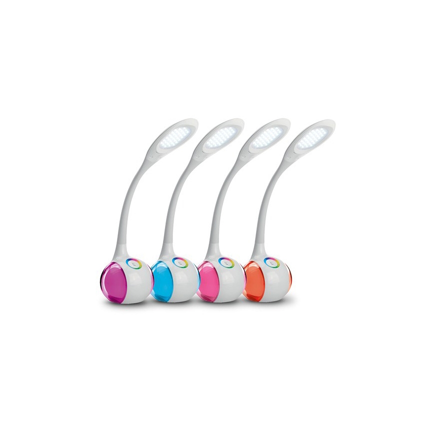 LED RGB dimmbare Tischlampe LED/7W/230V weiß