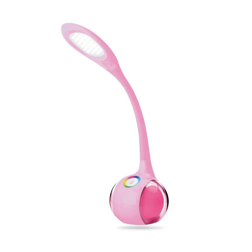 LED RGB dimmbare Tischleuchte LED/7W/230V rosa