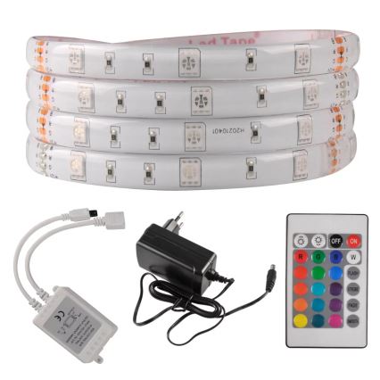 LED RGB dimmbarer Außenlichtstreifen 5m LED/14W/12V IP65 + Fernbedienung