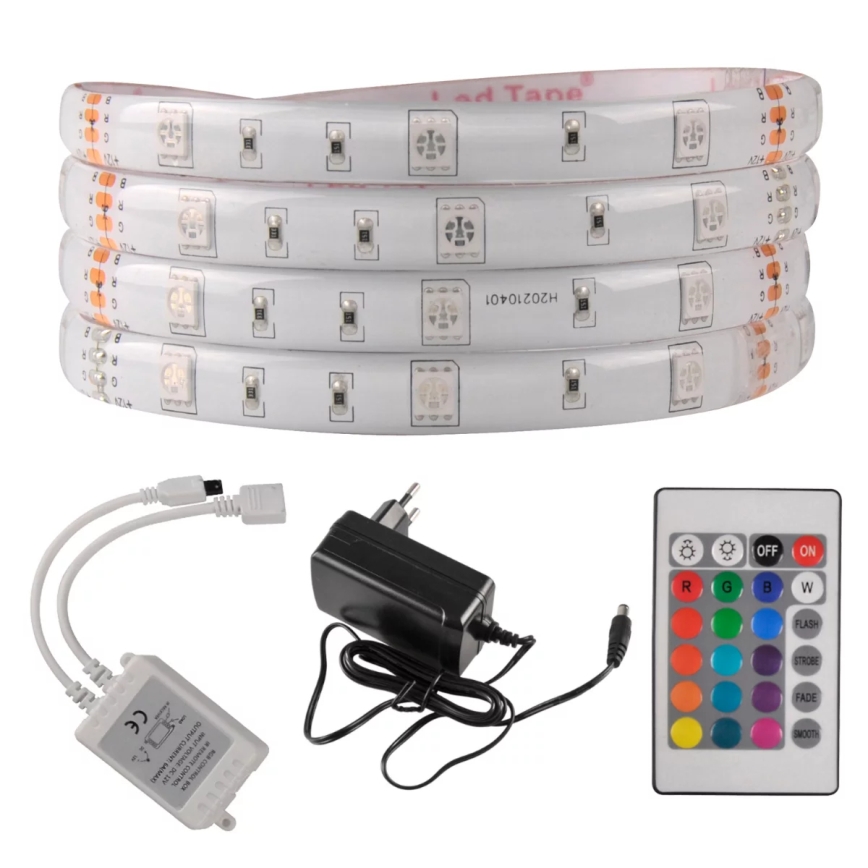 LED RGB dimmbarer Außenlichtstreifen 5m LED/14W/12V IP65 + Fernbedienung