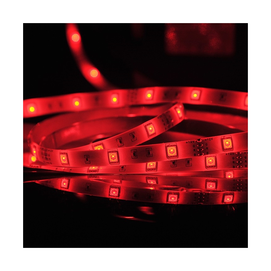 LED RGB dimmbares Band 5m LED/18W/12V IP20 + Fernbedienung