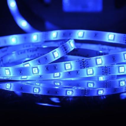 LED RGB dimmbares Band 5m LED/18W/12V IP20 + Fernbedienung