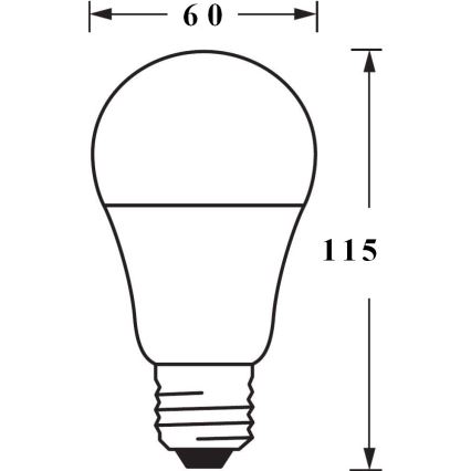 LED-RGB-Dimmbirne SMART+ E27/9,5W/230V 2.700K-6.500K - Ledvance