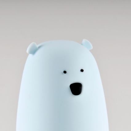 LED RGB Kinder-Touchlampe BÄR LED/0,8W/5V blau