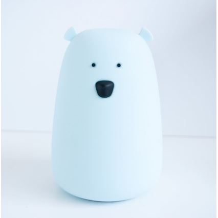 LED RGB Kinder-Touchlampe BÄR LED/0,8W/5V weiß + USB