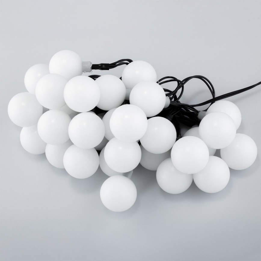 LED RGB Solar-Lichterkette PARTY 30xLED/1,2V 400 mAh 3,9 m IP44