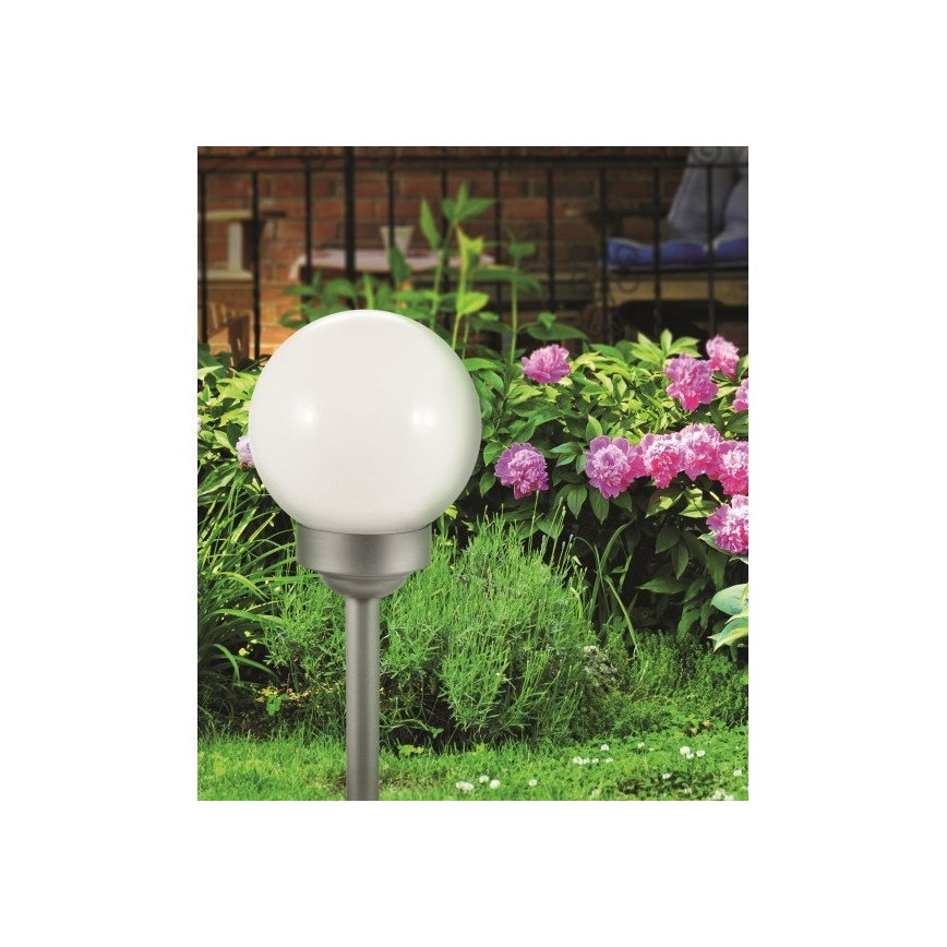 LED RGB Solarlampe BALL LED/0,2W/AA 1,2V/600mAh IP44