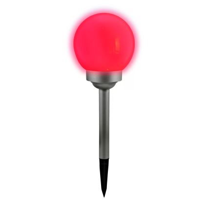 LED RGB Solarlampe BALL LED/0,2W/AA 1,2V/600mAh IP44