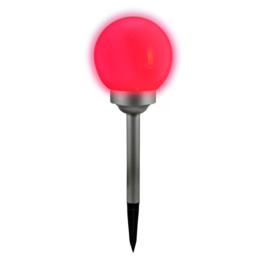 LED RGB Solarlampe BALL LED/0,2W/AA 1,2V/600mAh IP44