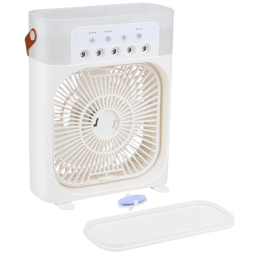 LED RGB Tischventilator mit Nebeleffekt 10W/5V