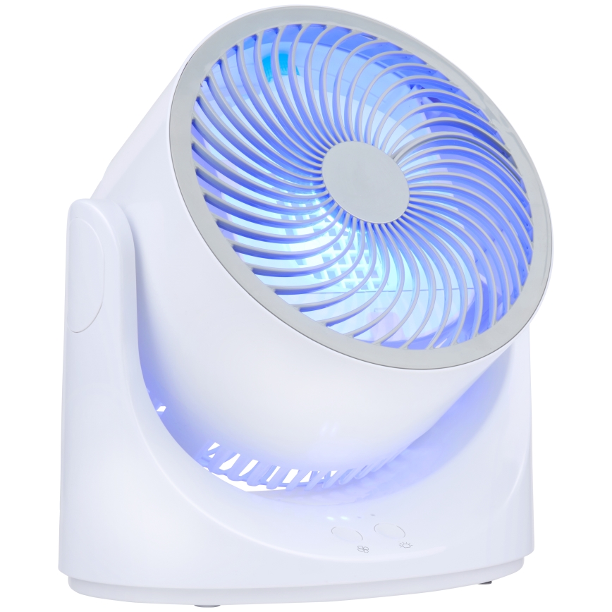 LED-RGB-Tischventilator mit Nebeleffekt 5V