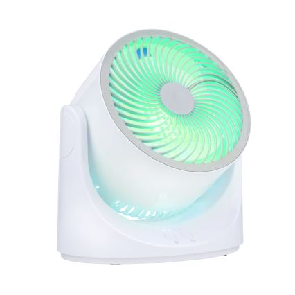 LED-RGB-Tischventilator mit Nebeleffekt 5V