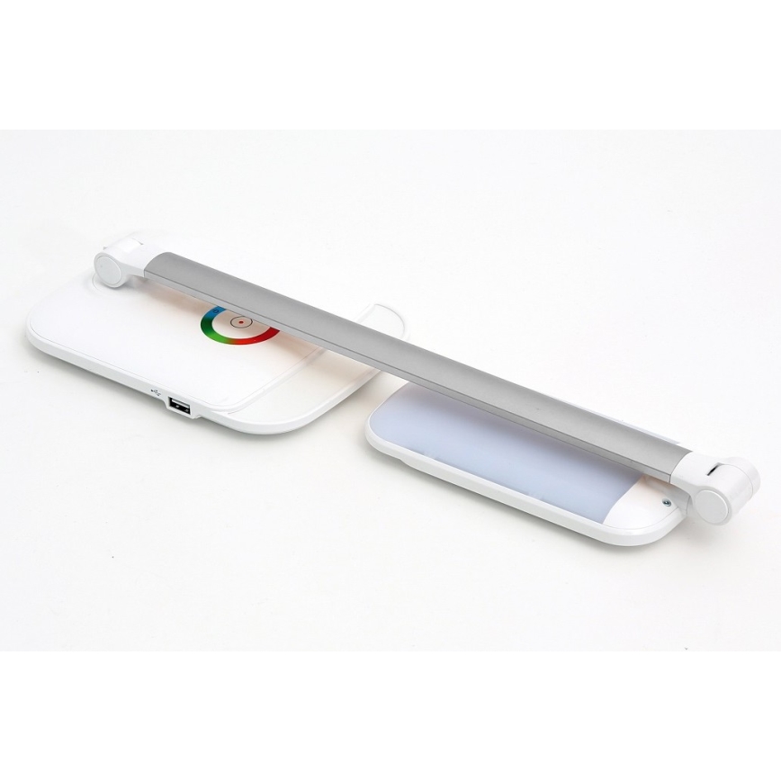 LED RGB Touch dimmbare Tischleuchte LED/18W/230V + USB