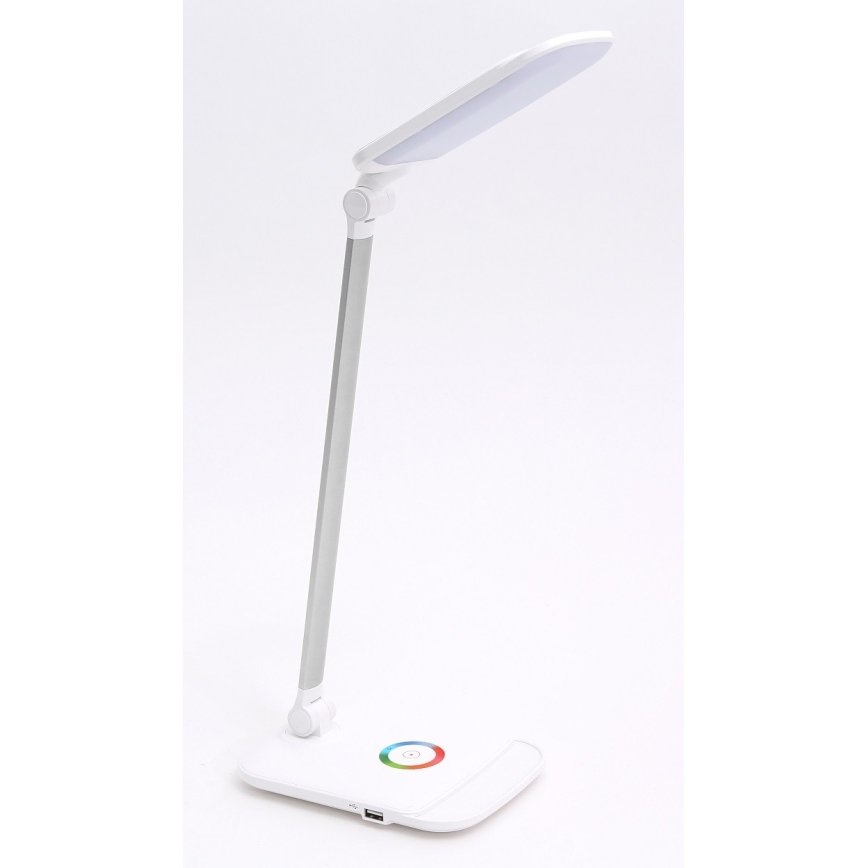 LED RGB Touch dimmbare Tischleuchte LED/18W/230V + USB