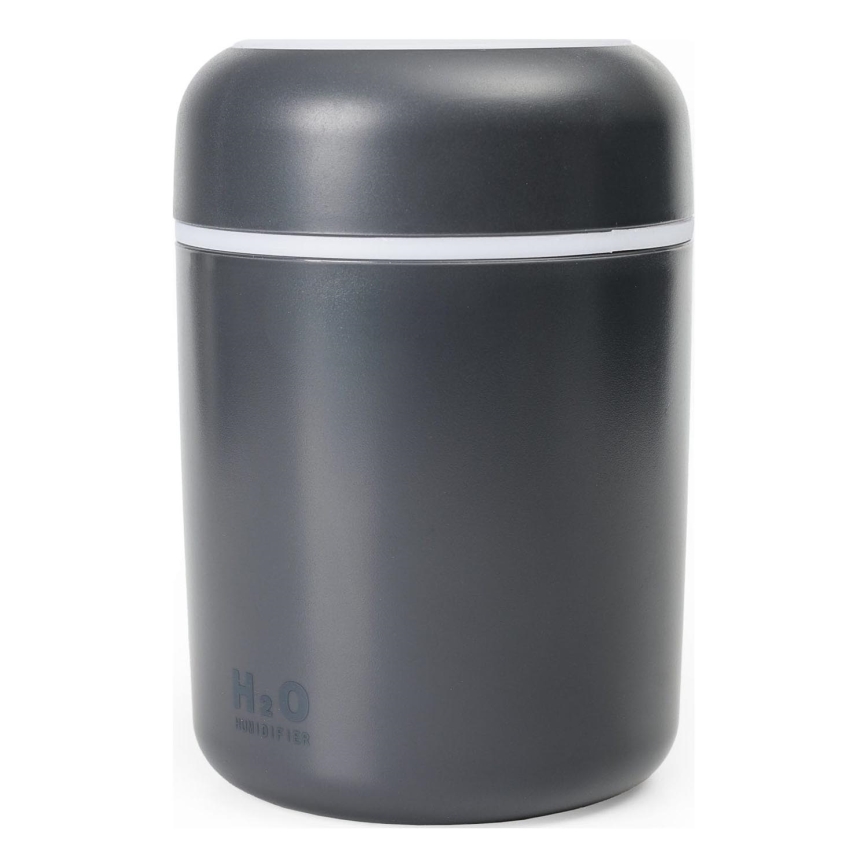 LED RGB Ultrasonic aroma diffuser und air humidifier LED/2W 300ml schwarz