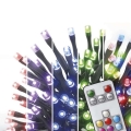 LED RGB Weihnachtskette für draußen 120xLED/72 Modi 15m IP44 + Fernbedienung