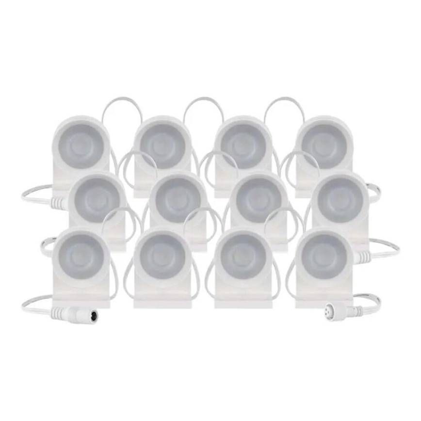 LED RGBIC+CCT Dekorative Kette mit Spotbeleuchtung GoSmart 12xLED/7W/230V 255 cm Wi-Fi Tuya