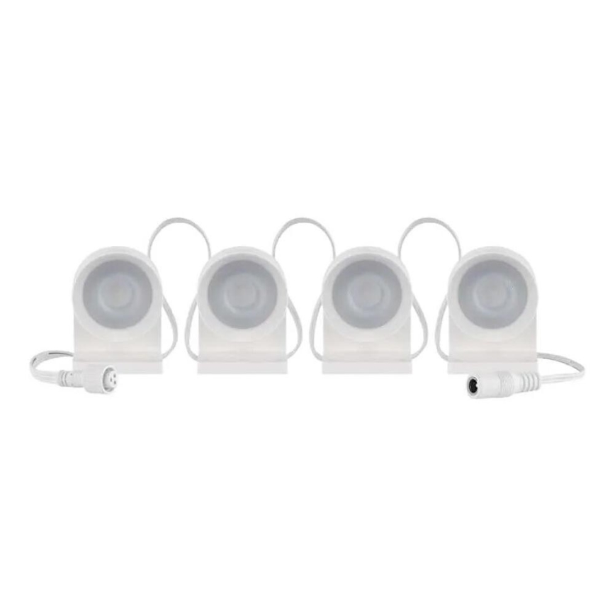 LED RGBIC+CCT Dekorative Kette mit Spotbeleuchtung GoSmart - Verlängerungs- 4xLED/7W/230V 85 cm Wi-Fi Tuya