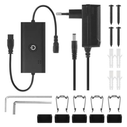 LED RGBIC Dimmbare Stehleuchte GoSmart LED/20W/230V 2700K Wi-Fi Tuya