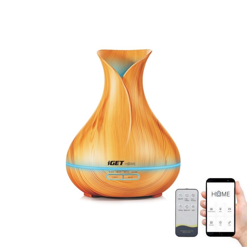 LED RGBW Aroma-Diffuser und Luftbefeuchter LED/230V 500 ml Wi-Fi + Fernbedienung