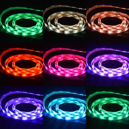 LED RGBW Badezimmer dimmbare Leiste LED/7,5W/12V IP65 3m Wi-Fi Tuya
