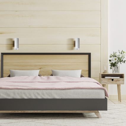 LED RGBW dimmbare Badezimmer-Wandleuchte TURYN 1xGU10/6W/230V 3000K IP44 weiß + Fernbedienung