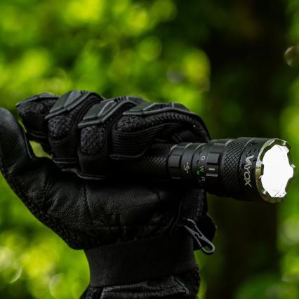 LED RGBW dimmbare wiederaufladbare Taschenlampe LED/15W/5V IP66 1500 lm 2000 mAh