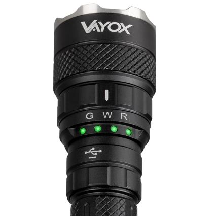 LED RGBW dimmbare wiederaufladbare Taschenlampe LED/15W/5V IP66 1500 lm 2000 mAh