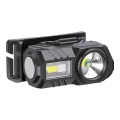 LED RGBW Dimmbare, aufladbare Stirnlampe USB LED/3W/5V IP43 190 glänzend 24 h 750 mAh