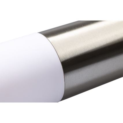 LED RGBW dimmbare Außenwandleuchte LIVIA 1xE27/6,5W/230V 2700-6500K Wi-Fi IP44 silber