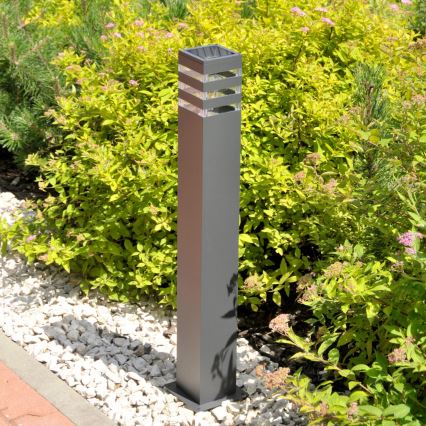 LED RGBW dimmbare Außenleuchte TEKSAS 1xE27/12W/230V 2700-6500K Wi-Fi 74 cm IP44 Anthrazit