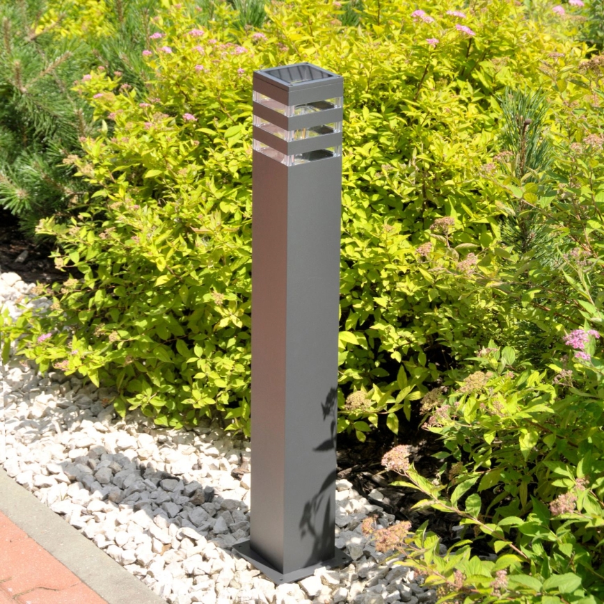 LED RGBW dimmbare Außenleuchte TEKSAS 1xE27/12W/230V 2700-6500K Wi-Fi 74 cm IP44 Anthrazit