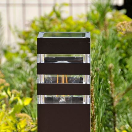 LED RGBW dimmbare Außenleuchte TEKSAS 1xE27/12W/230V 2700-6500K Wi-Fi 74 cm IP44 Anthrazit