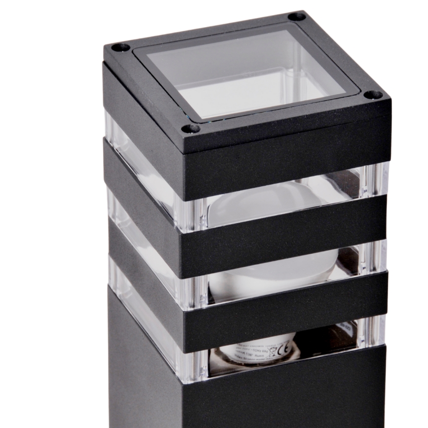 LED RGBW dimmbare Außenleuchte TEKSAS 1xE27/12W/230V 2700-6500K Wi-Fi 74 cm IP44 Anthrazit