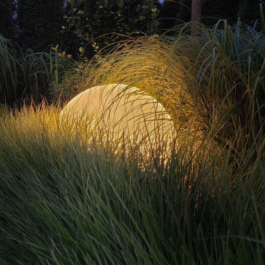 LED RGBW dimmbare Außenleuchte GLOBO 1xE27/9W/230V 2700-6500K Ø 40 cm IP44 Wi-Fi