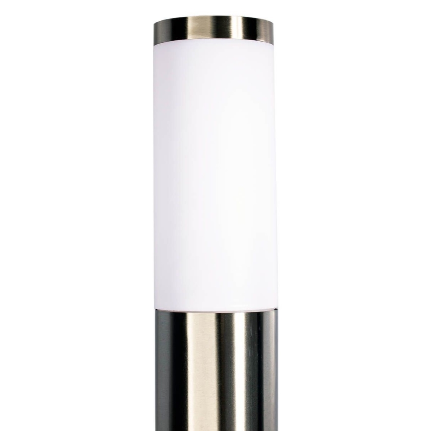 LED RGBW dimmbare Außenleuchte LIVIA 1xE27/6,5W/230V 2700-6500K Wi-Fi 100 cm IP44 silber