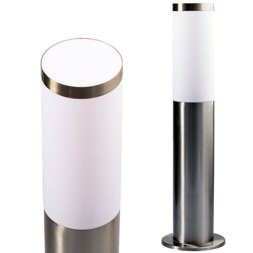 LED RGBW dimmbare Außenleuchte LIVIA 1xE27/6,5W/230V 2700-6500K Wi-Fi 45 cm IP44 silber