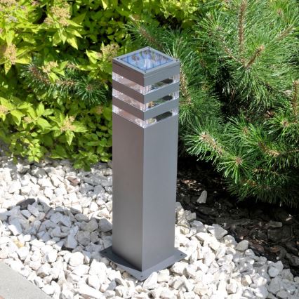 LED RGBW dimmbare Außenleuchte TEKSAS 1xE27/12W/230V 2700-6500K Wi-Fi 44 cm IP44 Anthrazit