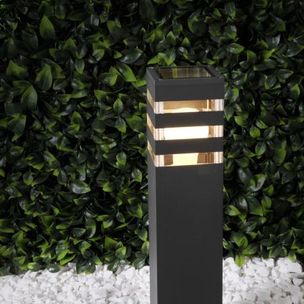 LED RGBW dimmbare Außenleuchte TEKSAS 1xE27/9W/230V 2700-6500K Wi-Fi 74 cm IP44 anthrazit
