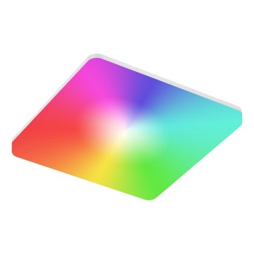 LED RGBW dimmbare Badezimmer-Deckenleuchte LED/15W/230V 3000-6500K 22x22 cm IP54 weiß Wi-Fi Tuya