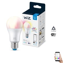LED RGBW Dimmbare Glühbirne A60 E27/8W/230V 2200-6500K CRI 90 Wi-Fi -WiZ