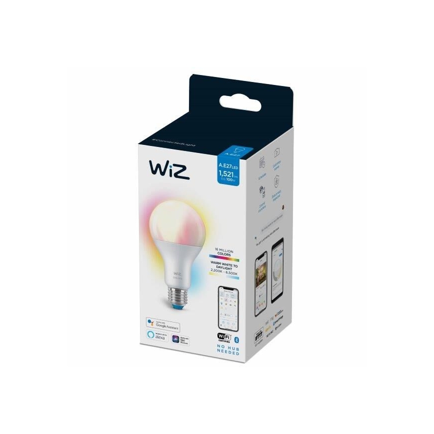 LED RGBW Dimmbare Glühbirne A67 E27/13W/230V 2200-6500K CRI 90 Wi-Fi -WiZ