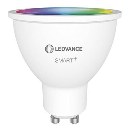 LED RGBW Dimmbare Glühbirne SMART+ GU10/5W/230V 2700K-6500K Wi-Fi - Ledvance