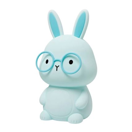 LED RGBW Dimmbare Kinder-Leuchte mit Touch-Funktion FLORKA LED/1W/5V USB 1200 mAh Hase blau