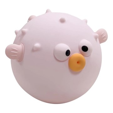 LED RGBW Dimmbare Kinder-Leuchte mit Touch-Funktion HELA LED/1W/5V USB 1200 mAh Fisch rosa