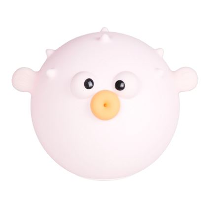 LED RGBW Dimmbare Kinder-Leuchte mit Touch-Funktion HELA LED/1W/5V USB 1200 mAh Fisch rosa