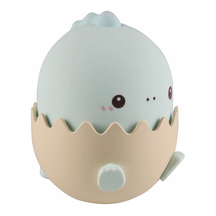 LED RGBW Dimmbare Kinderleuchte mit Touch-Funktion BABY DINO LED/0,75W/5V USB 1200 mAh blau